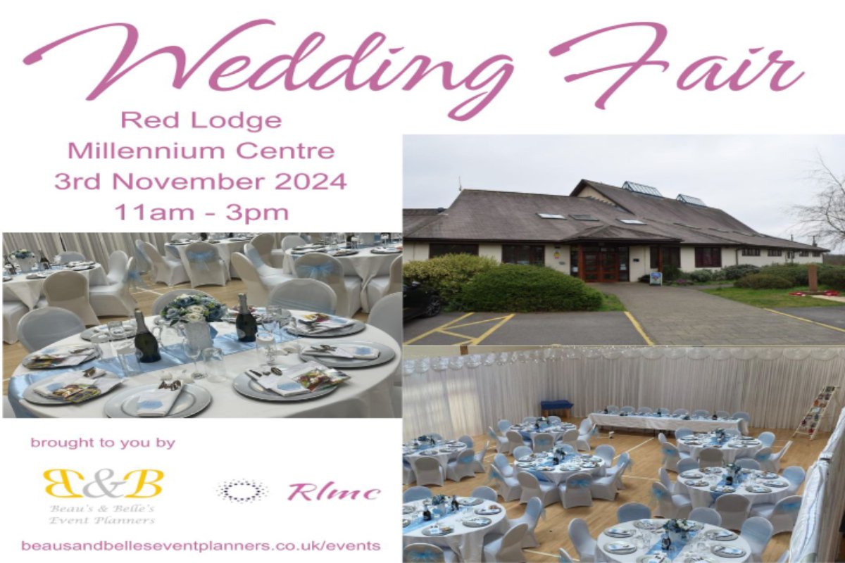 Thumbnail image for Red Lodge Millennium Centre (RLMC) Wedding Fair