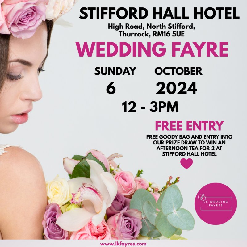 Thumbnail image for LK WEDDING FAYRE - STIFFORD HALL HOTEL THURROCK