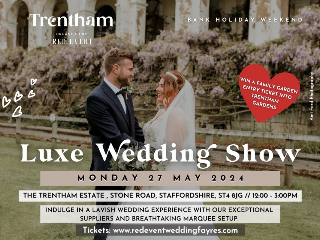 Thumbnail image for Trentham Gardens Luxury Wedding Show (bank holiday Monday 27th May 2024)