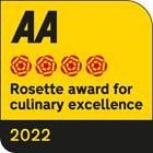 AA Rosette award for culinary excellence 2022