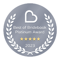 2023 WINNER Best of Bridebook PLATINUM Award 