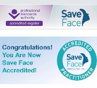 Harvey Aesthetics are Save Face registered 