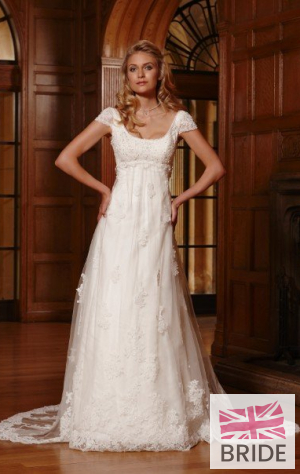 Wedding Dresses Empire Line Ivory 36876 9 p9 of 10