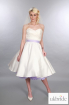 Elizabeth Satin Timeless Chic 1950s Style Wedding Dress Ruched Bodice Full Skirt Vintage Style.JPG