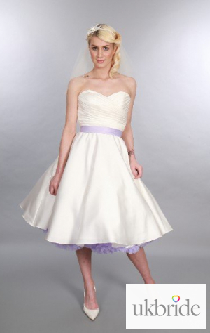 Elizabeth SatinTimeless Chic 1950s Style Wedding Dress Ruched Bodice Full Skirt Vintage Style (2).JPG
