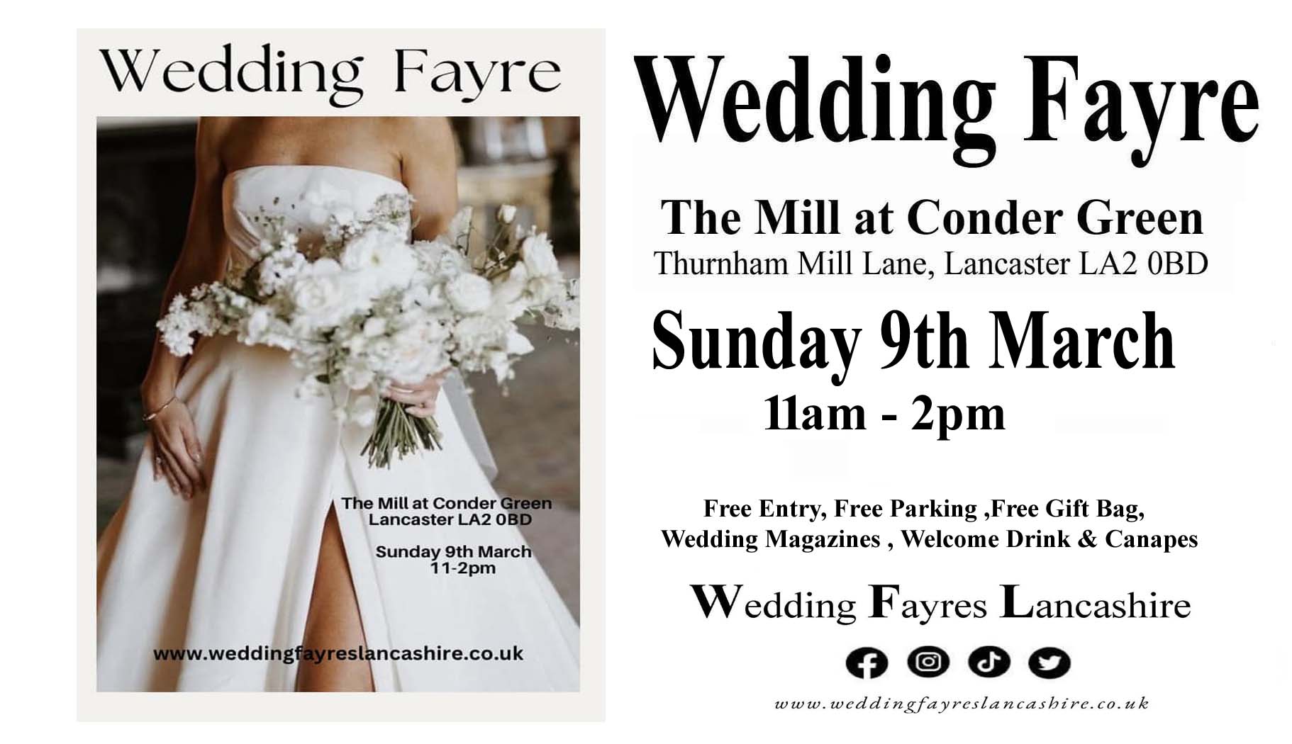 Thumbnail image for Wedding Fayre The Mill at Conder Green , nr Lancaster 