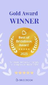 Winning a Gold Award is an outstanding achievement that celebrates the exceptional service you provided to our couples