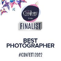 Finalist in the confetti awards for best wedding photographer-2021