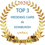 2020 THREE BEST RATED WEDDING CARS IN EDINBURGH AWARD