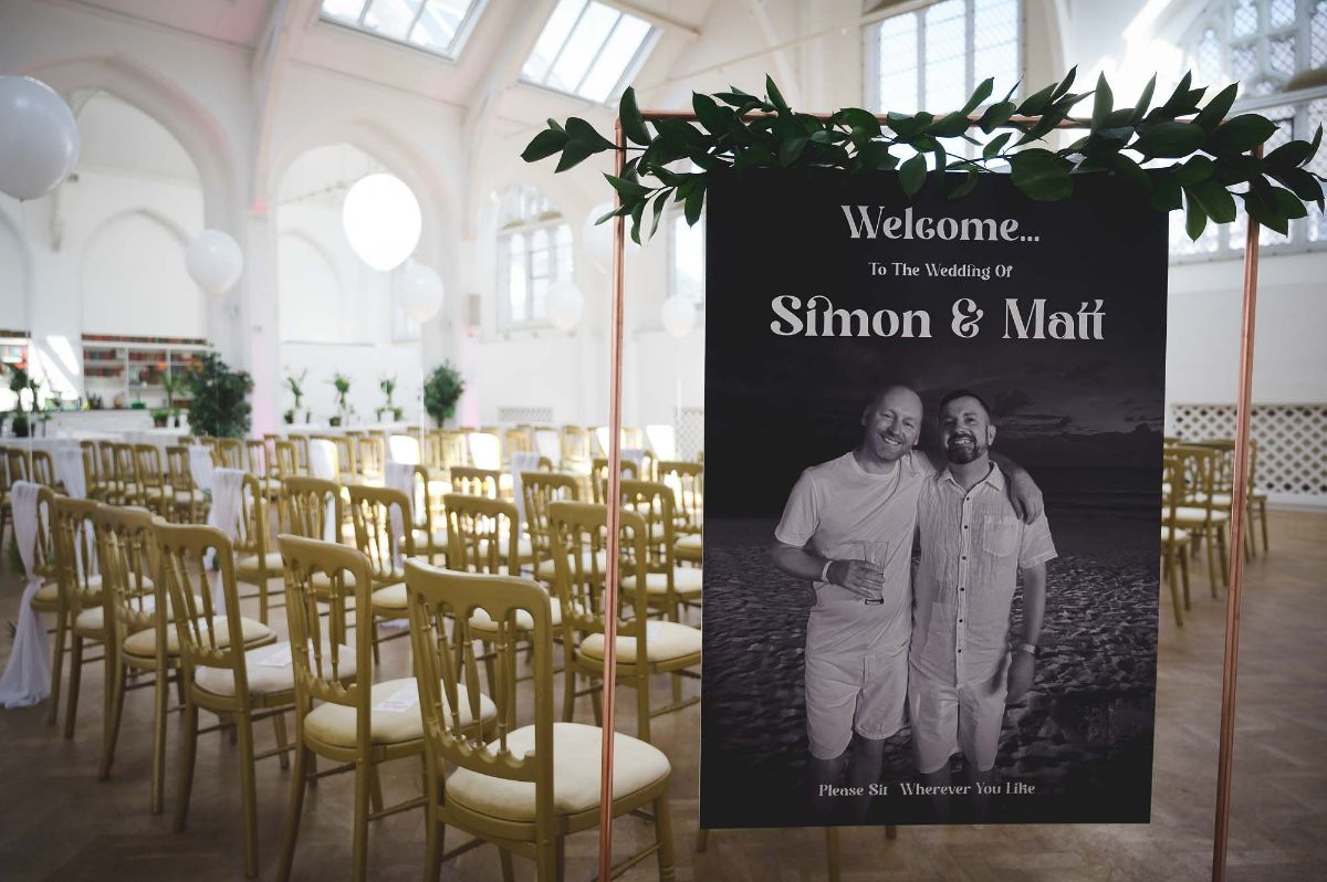 Real Wedding Image for Simon & Matt