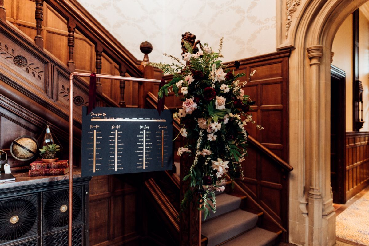 Stunning Table Plan situated in our main lobby area, courtesy of the incredible @eyilovestudio 